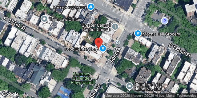 Aerial map of 2144 5 AVENUE, Manhattan