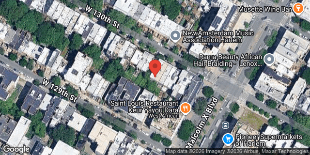 Aerial map of 110 WEST 130 STREET, Manhattan