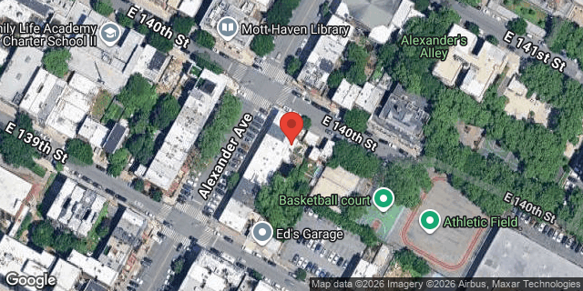 Aerial map of 292 ALEXANDER AVENUE, Bronx