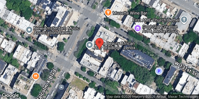Aerial map of 412 LENOX AVENUE, Manhattan