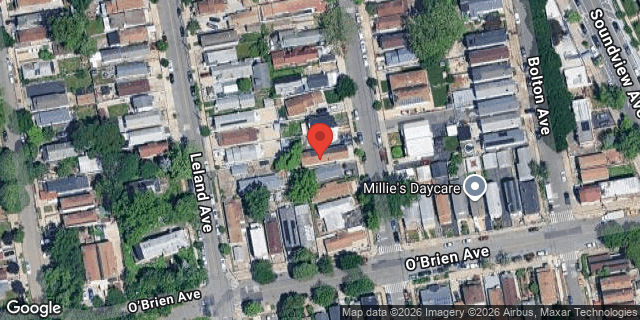 Aerial map of 313 UNDERHILL AVENUE, Bronx