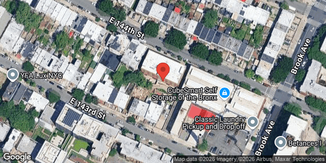 Aerial map of 462 EAST 144 STREET, Bronx