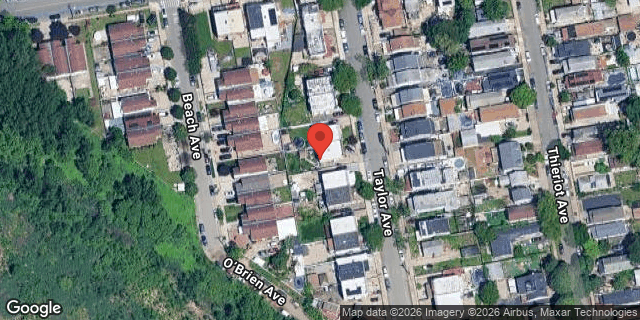Aerial map of 337 TAYLOR AVENUE, Bronx