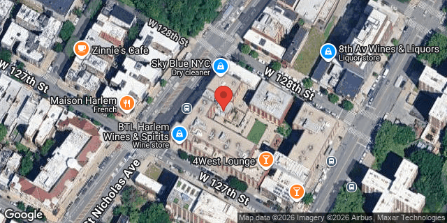 Aerial map of 348 ST NICHOLAS AVENUE, Manhattan