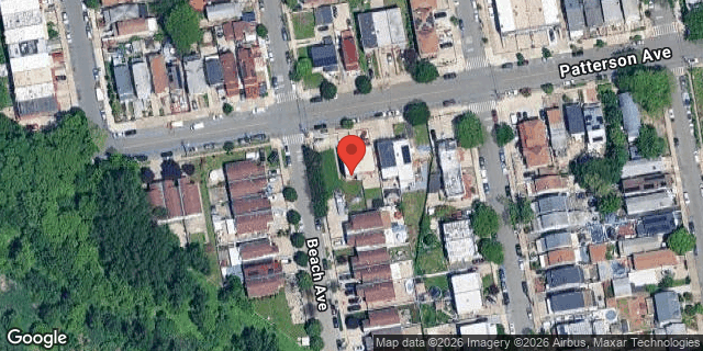 Aerial map of 1802 PATTERSON AVENUE, Bronx