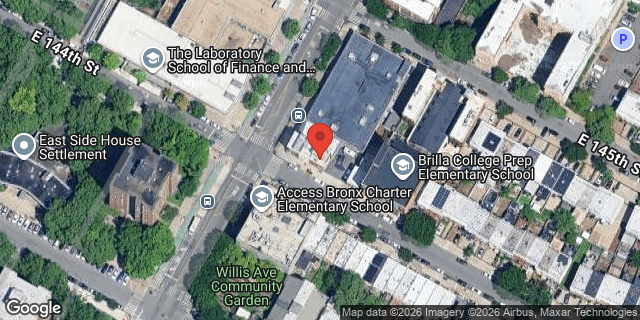 Aerial map of 401 EAST 144 STREET, Bronx