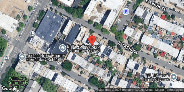 Aerial map of 430 EAST 145 STREET, Bronx