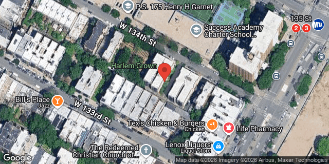 Aerial map of 112 WEST 134 STREET, Manhattan