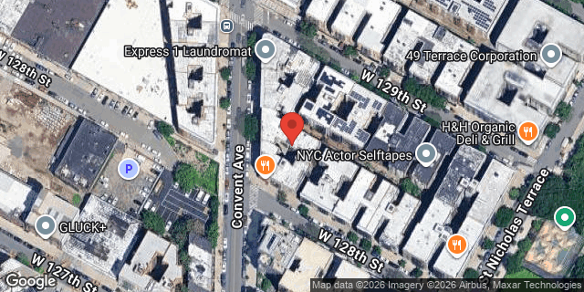 Aerial map of 25 CONVENT AVENUE, Manhattan
