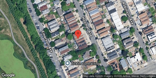 Aerial map of 257 HOSMER AVENUE, Bronx