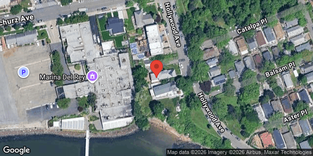 Aerial map of 11 HOLLYWOOD AVENUE, Bronx