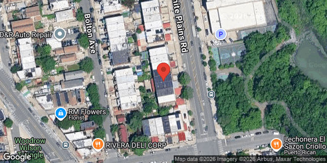 Aerial map of 423 WHITE PLAINS ROAD, Bronx