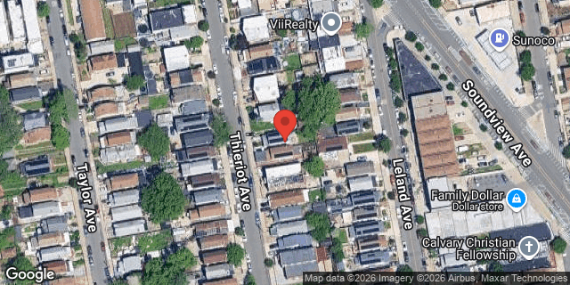 Aerial map of 438 THIERIOT AVENUE, Bronx