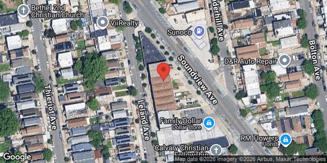 Aerial map of 432 LELAND AVENUE, Bronx