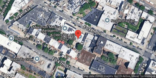 Aerial map of 436 EAST 148 STREET, Bronx