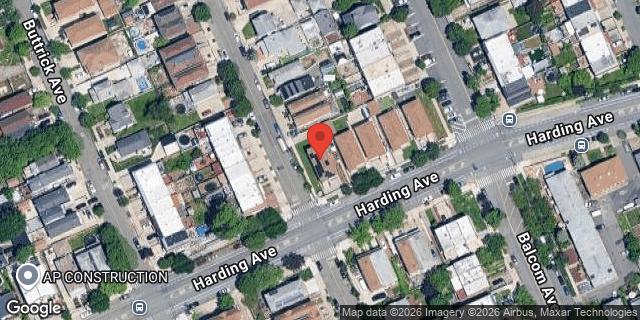 Aerial map of 2703 HARDING AVENUE, Bronx