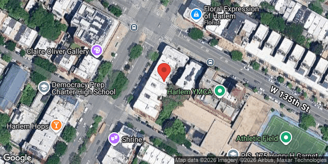 Aerial map of 2291 ADAM C POWELL BLVD, Manhattan
