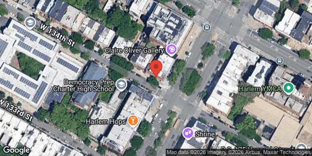 Aerial map of 2280 ADAM C POWELL BLVD, Manhattan