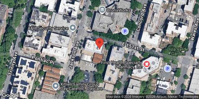 Aerial map of 720 EAST 151 STREET, Bronx