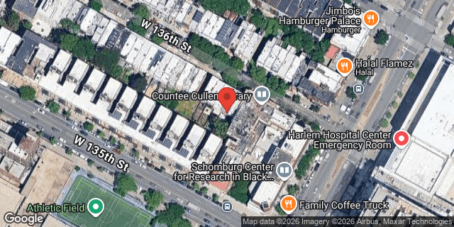 Aerial map of 114 WEST 136 STREET, Manhattan