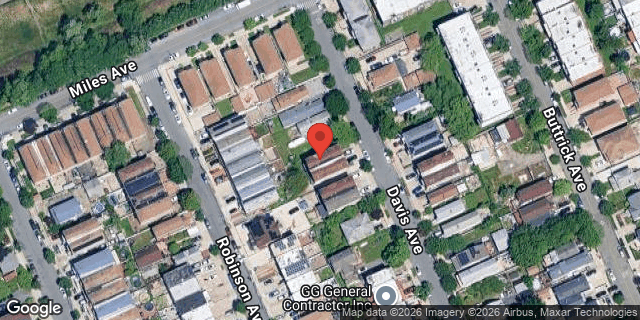 Aerial map of 269 DAVIS AVENUE, Bronx