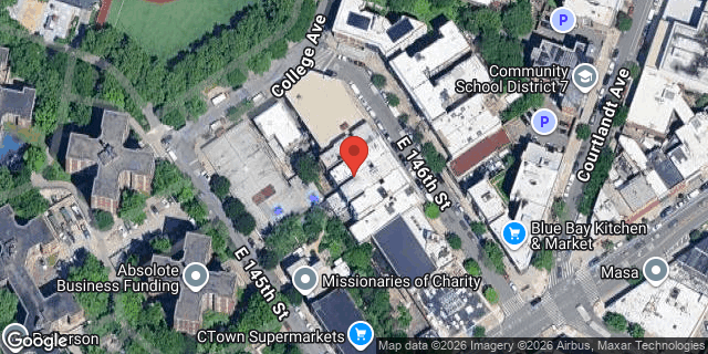 Aerial map of 342 EAST 146 STREET, Bronx