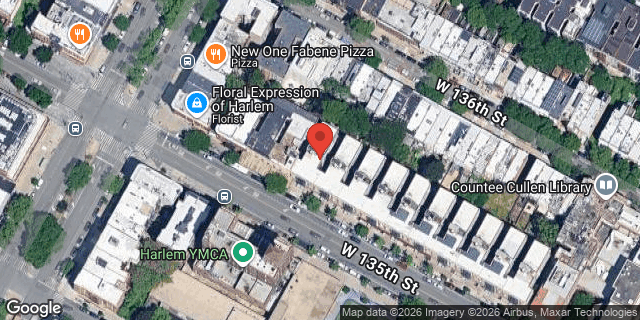 Aerial map of 145 WEST 135 STREET, Manhattan