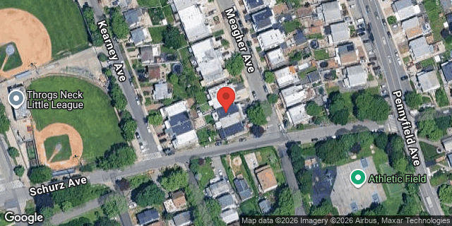 Aerial map of 139 MEAGHER AVENUE, Bronx