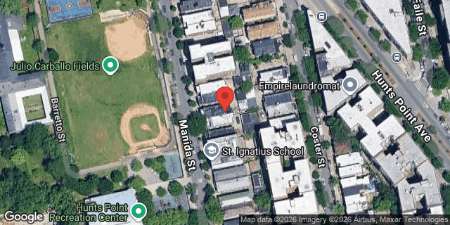 Aerial map of 746 MANIDA STREET, Bronx