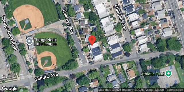 Aerial map of 142 KEARNEY AVENUE, Bronx