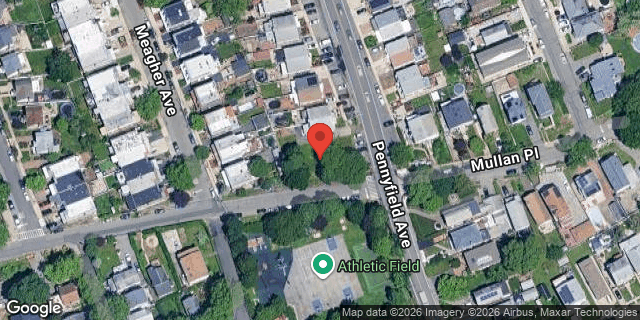 Aerial map of 323 PENNYFIELD AVENUE, Bronx