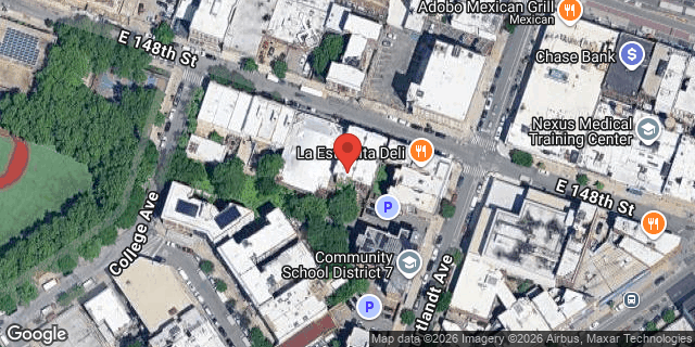 Aerial map of 340 EAST 148 STREET, Bronx