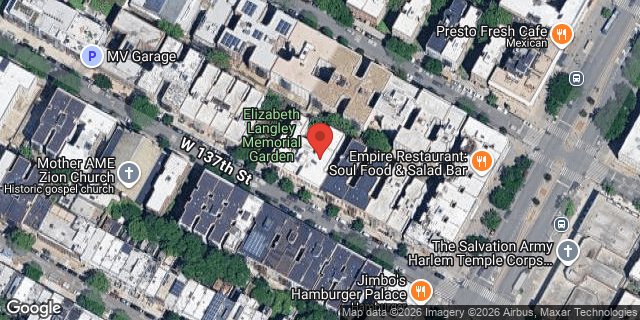 Aerial map of 115 WEST 137 STREET, Manhattan