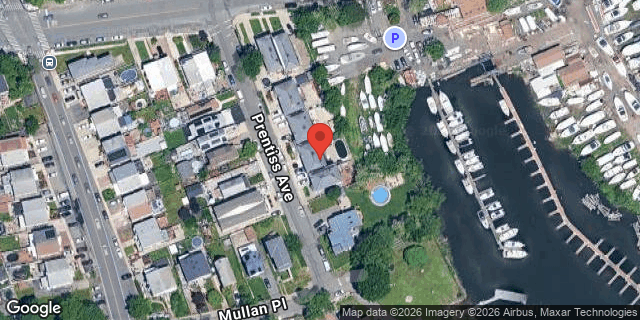 Aerial map of 148 PRENTISS AVENUE, Bronx