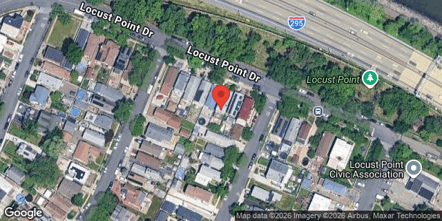 Aerial map of 4384 LOCUST POINT DRIVE, Bronx