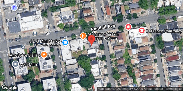 Aerial map of 563 ST LAWRENCE AVENUE, Bronx