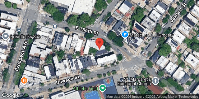 Aerial map of 878 EAST 156 STREET, Bronx
