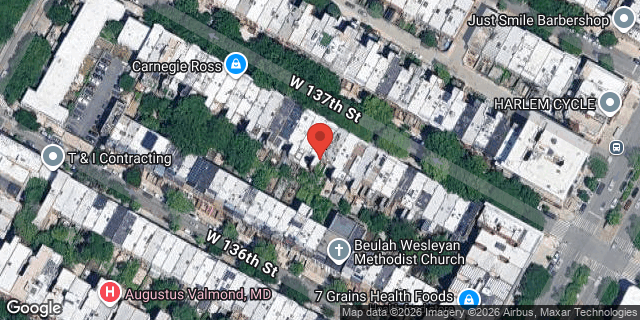 Aerial map of 230 WEST 137 STREET, Manhattan