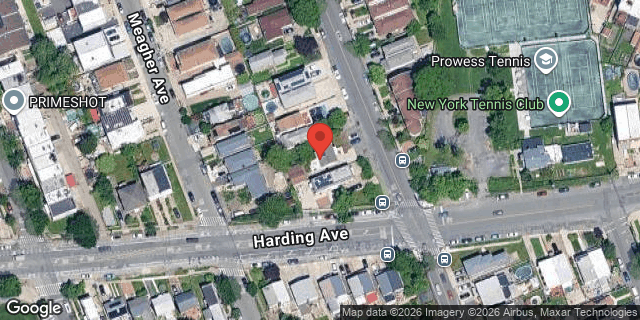 Aerial map of 371 PENNYFIELD AVENUE, Bronx