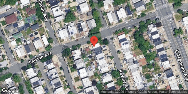 Aerial map of 257 REVERE AVENUE, Bronx