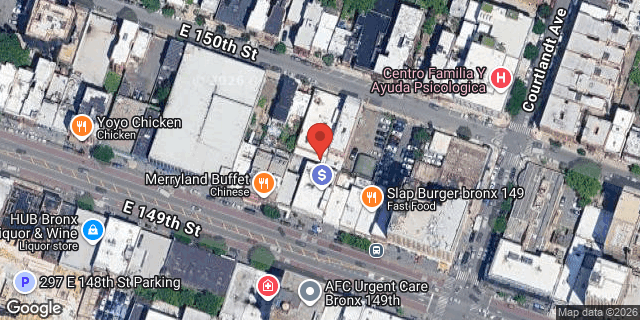 Aerial map of 329 EAST 149 STREET, Bronx
