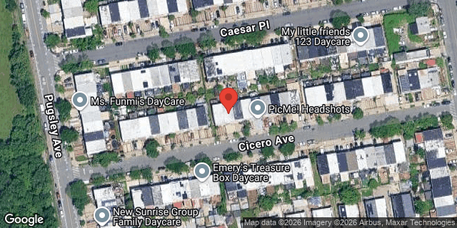 Aerial map of 2037 CICERO AVENUE, Bronx