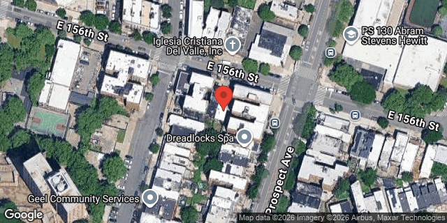 Aerial map of 840 EAST 156 STREET, Bronx