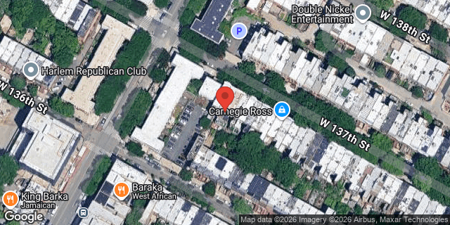 Aerial map of 290 WEST 137 STREET, Manhattan