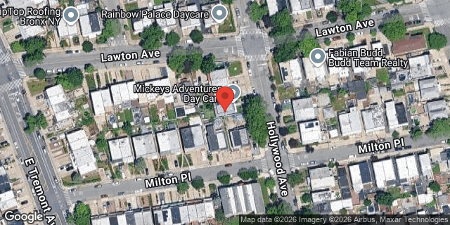 Aerial map of 231 HOLLYWOOD AVENUE, Bronx