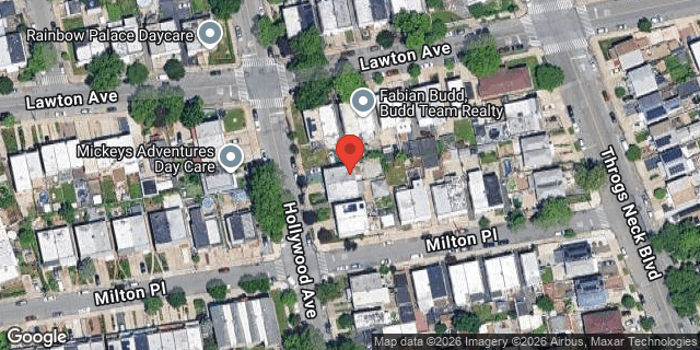 Aerial map of 228 HOLLYWOOD AVENUE, Bronx