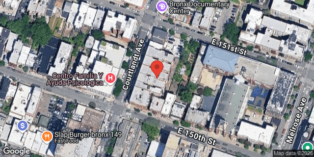 Aerial map of 582 COURTLANDT AVENUE, Bronx