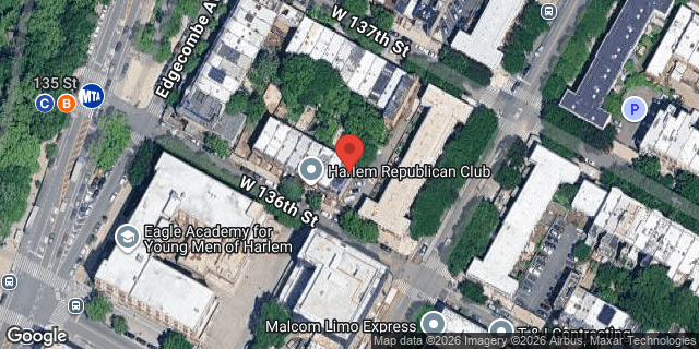 Aerial map of 305 WEST 136 STREET, Manhattan