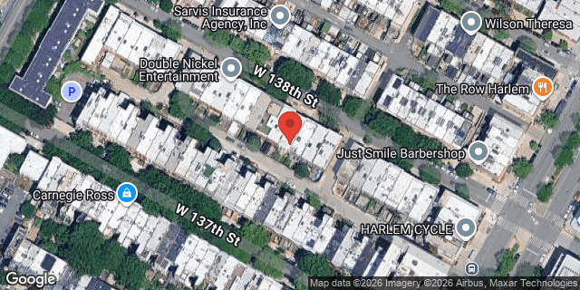 Aerial map of 222 WEST 138 STREET, Manhattan