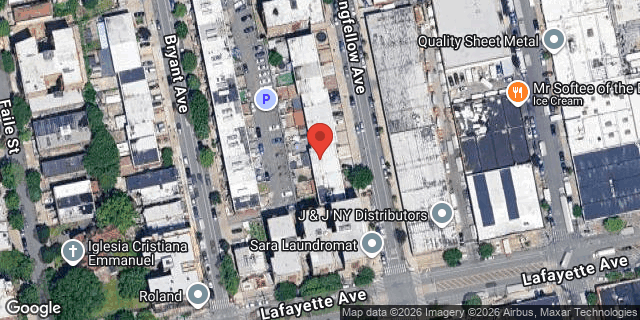 Aerial map of 815 LONGFELLOW AVENUE, Bronx